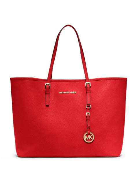 michael kors tragetasche jet set travel red|Jet Set Travel Extra.